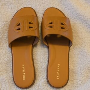 Cole Haan Women's Brown Slide Sandals
